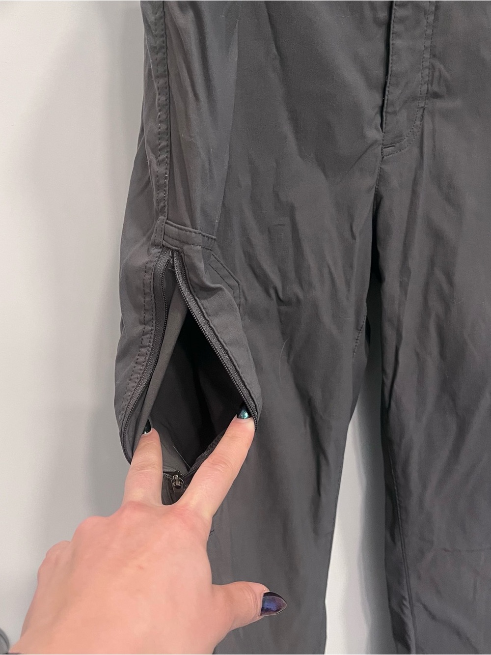 EDDIE BAUER MEN'S FLEECE LINED TECH Pants Classic Straight Leg Work Gray 38x34 - Picture 5 of 7